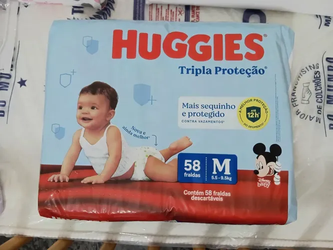 Fraldas descartáveis Huggies 
