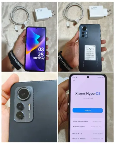 Xiaomi 12 Lite 8GB ram e 256GB memória, OPORTUNIDADE EXCELENTE 