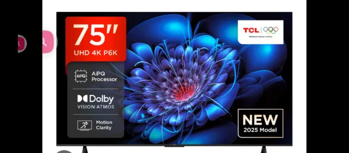 Tv TCL 75 p6k