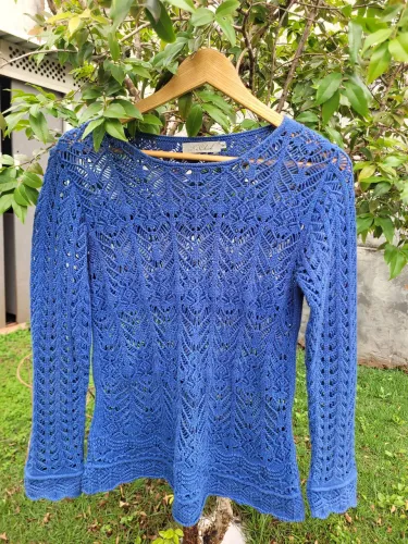 Blusa crochê