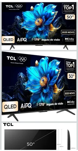 TCL QLED SMART TV 50 50P7K 4K UHD