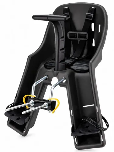 Cadeirinha Infantil para Bicicleta Dianteira com Cinto e Apoio para os Pés