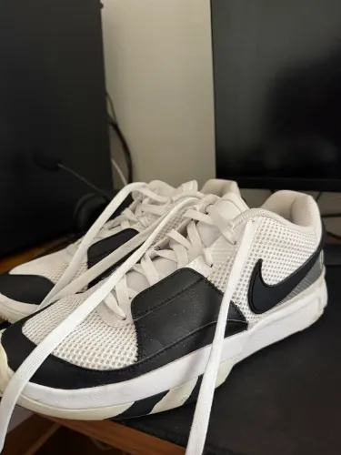 tenis ja 1 white black tenis basquete