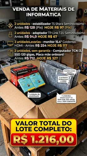 Materias de informática estabilizador wifi usb Monitor computador ssd