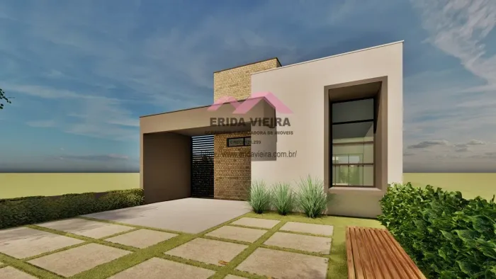 Casa em construção para venda no condomínio Residencial Vila Romana em Pindamonhangaba-SP.