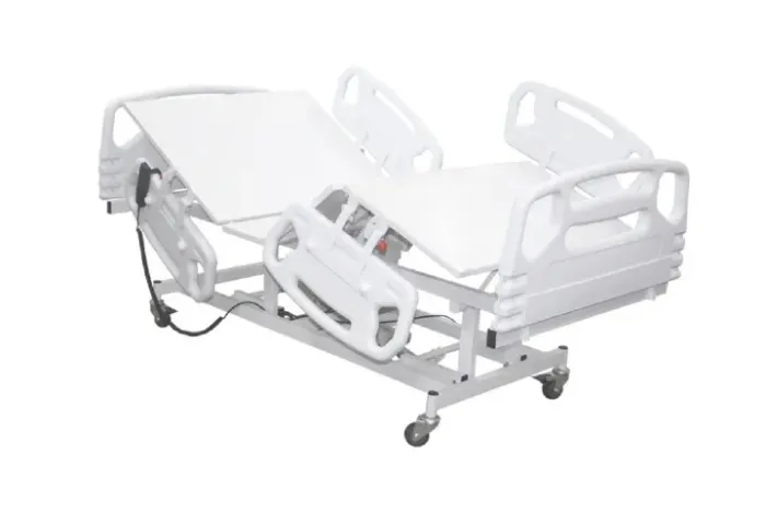 Cama Hospitalar Metalclin Modelo 1035 c/8 movimentos Grades Retráteis Até 180Kg