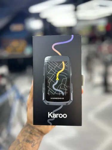 Ciclocomputador GPS Hammerhead Karoo - Novo, Sem Uso