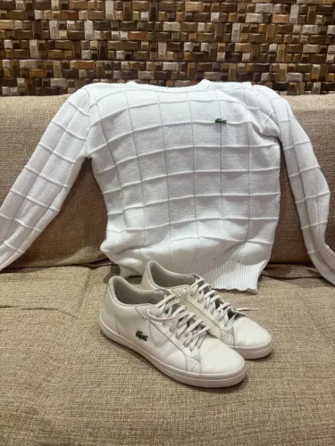 Tênis + camisa original lacoste