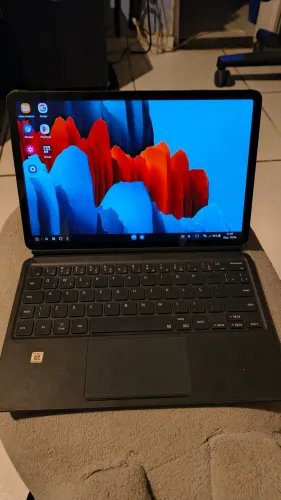 Galaxy Tab S7 LTE 256GB + Teclado Original + Capa Samsung + S Pen