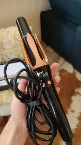 Modelador de Cachos Automático Taiff Curves CHAM21 Bivolt - Na Caixa (Usado 1 vez)