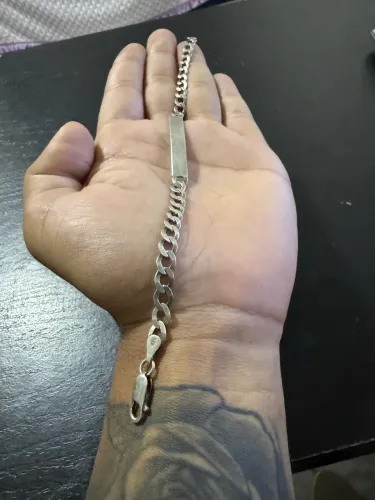 Pulseira de prata 925 6mm