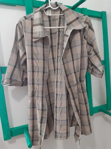 Camisão feminino quadriculado