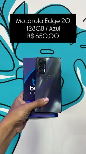 Seminovo: Motorola Edge 20 128GB Azul | Loja Fisica