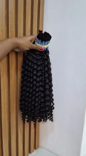 Cabelo humano viatinã super cacheado 