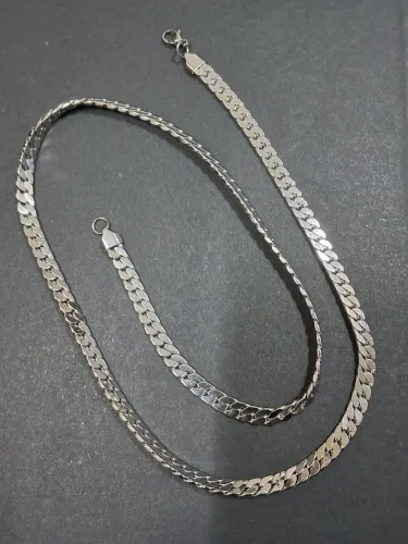 Cordão 100% aço inox cromado novo