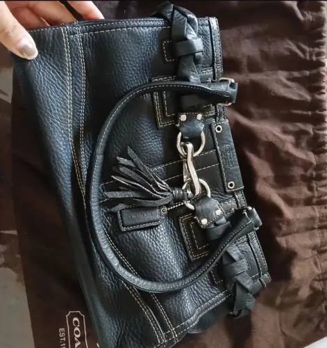 Bolsa Coach Original em Couro - Linha Soho/Braided