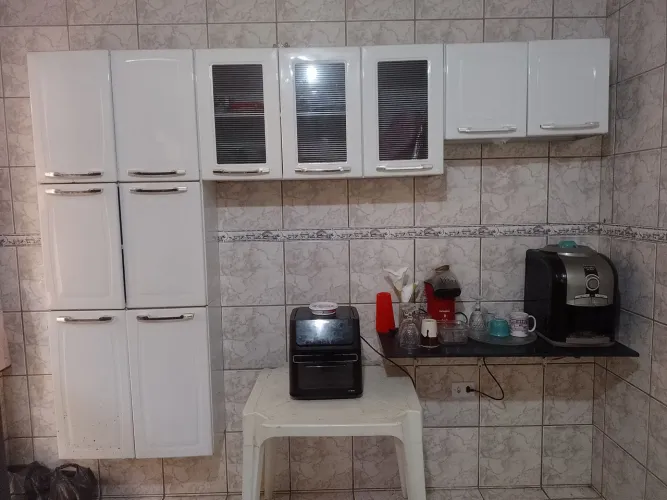 Armário de cozinha.
