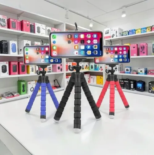 Tripé Articulado Pequeno para Celular e Filmagens