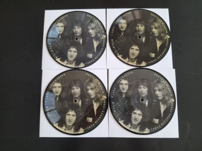 Lote 4 Compactos Queen Picture Disk A Rare Interview With Queen