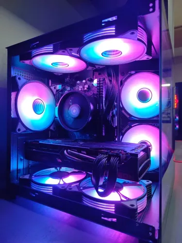 pc gamer RX6700XT 12gb, ryzen 5 5500, 16gb ram 3200, ssd nvme 1tb Kingston, montagem nova.