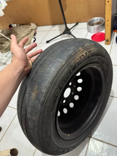 Roda +pneu aro 13