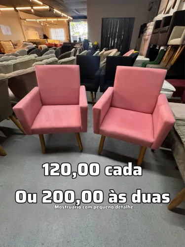 Peças de mostruário com até 50%off