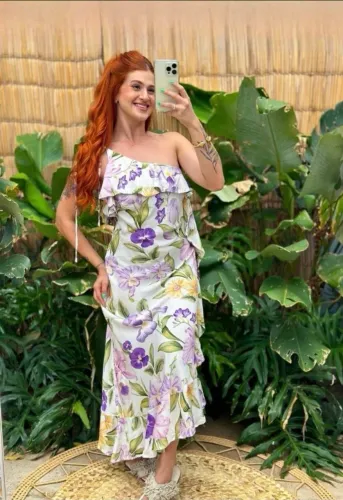 Vestido Croped Orquidea FARM M