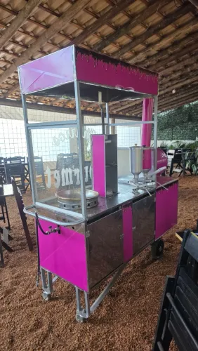 Carrinho de churros formato trenzinho
