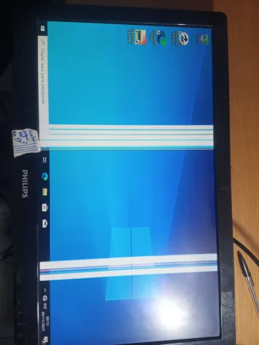 Monitor Philips 20 polegada defeito.
