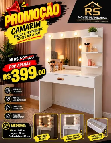 Camarim 100% MDF 