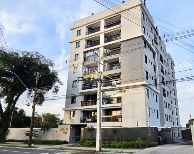 Apartamento com 1 dormitório para alugar, 38 m² por R$ 2.820,00/mês - Novo Mundo - Curitib