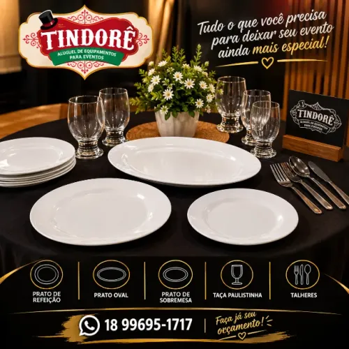 aluguel  de equipamentos para buffet?