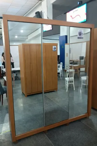 Guarda Roupa Casal Super Glass todo espelhado - Novo e embalado!!