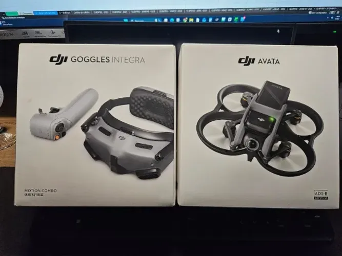 DJI Avata Combo Completo - 4 Baterias - Estado de Novo 