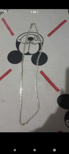 Colar de prata top somente dinheiro ou pix sem troca 