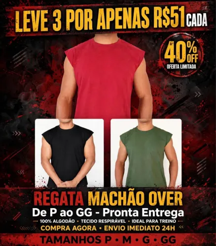 Regatas masculinas