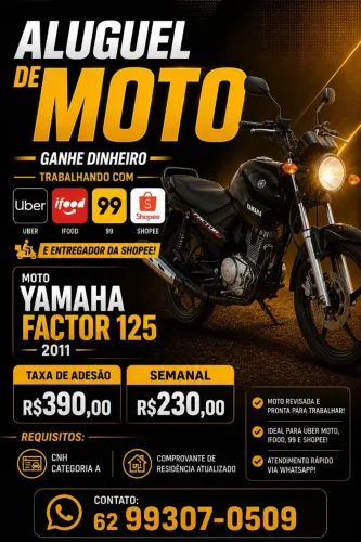 Moto ? para aluguel