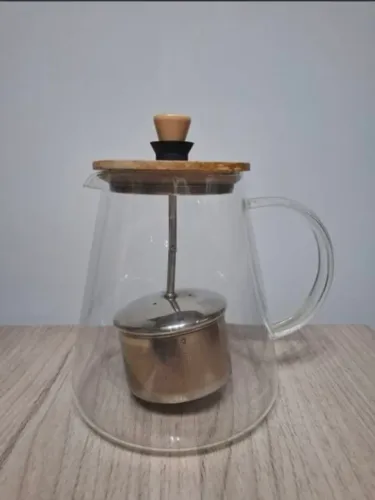 Bule de vidro home style camicado 800ml