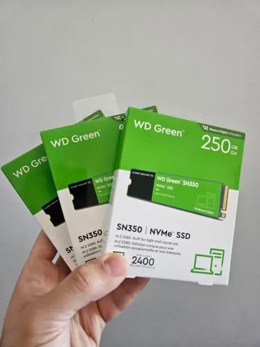SSD WD Green SN350 250GB NVMe M.2 2280 - Novo