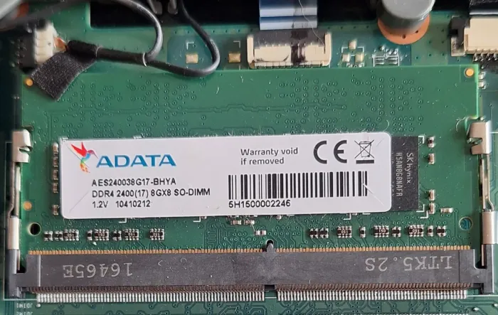 Memória RAM 8Gb AES240038G17-BHYA DDR4 2400(17) 8GX8 SO-DIMM<br><br>1.2V 10410212