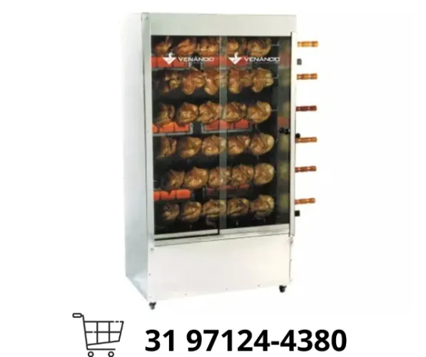 Assadeira de Frango P/ 30 Frangos Venâncio