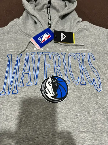 Blusa de moletom cinza NBA - Dallas Mavericks