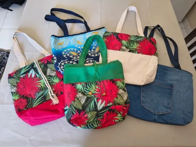 Kit com 25 bolsas artesanais - Produtos para revenda