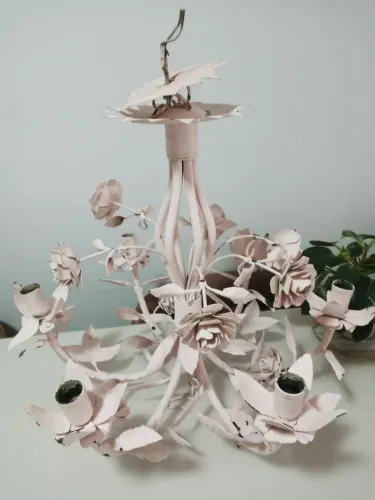 PENDENTE ARTESANAL DE  FLORAL- 6 braços