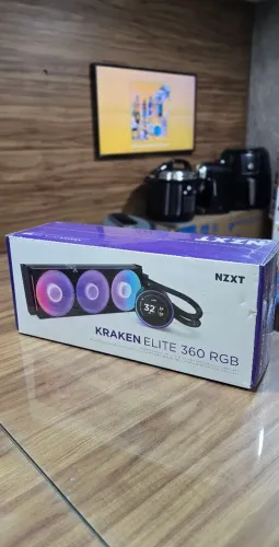 Water Cooler NZXT Kraken Elite 360 RGB [ NOVO LACRADO COM NOTA FISCAL E GARANTIA ] 