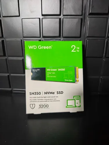 Novo Lacrado - SSD WD Green SN350 2TB M.2 2280 NVME PCIE 3.0 3200Mb/s