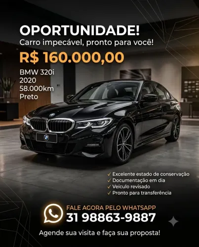 BMW 320I A Modern/sport TB 2.0/a.flex 16V 4P 2020