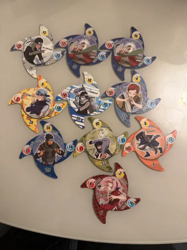Lote de tazos Naruto Elma Chips