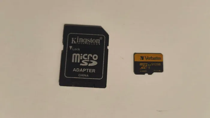MicroSD Verbatim 512GB Pro+ XC I + Adaptador Kingston