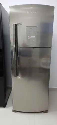 Geladeira Bramtemp frost free inox